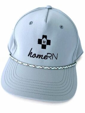 Light Blue Embroidered HomeRN Cap Sporty Adjustable Snapback by Ahead Specially